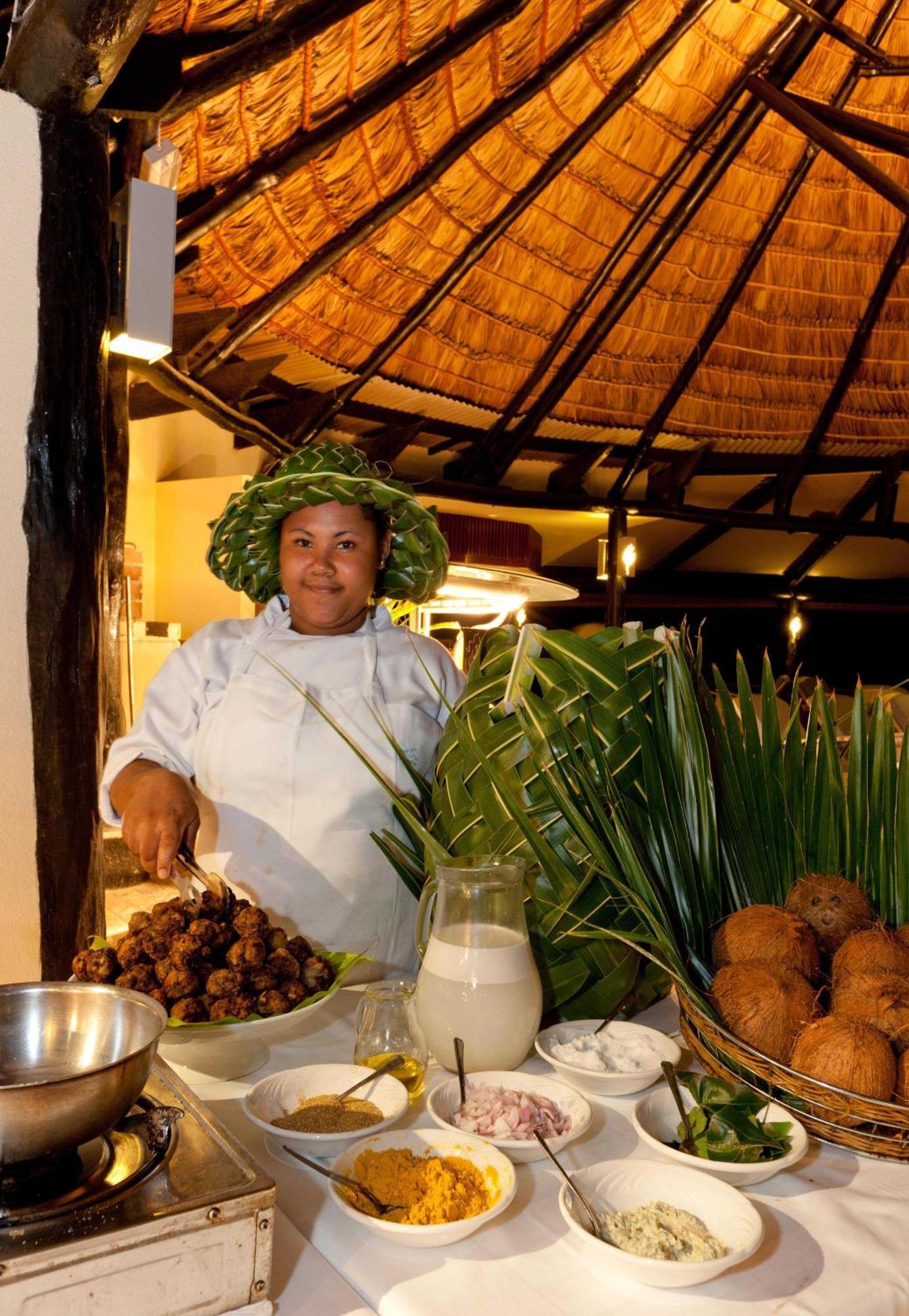 Paradise Sun Hotel Seychelles Anse Volbert Village Restaurace fotografie